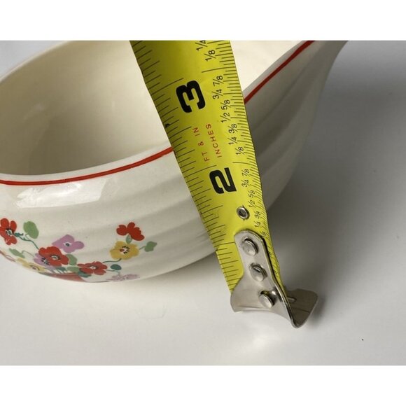 Edwin Knowles Flower Pots Tulips Art Deco Gravy Boat 1930’s - Picture 7 of 7
